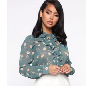 Floral Dress Blouse